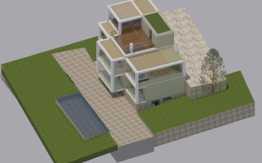 Fully licensed plot for sale with sea views in East Corfu