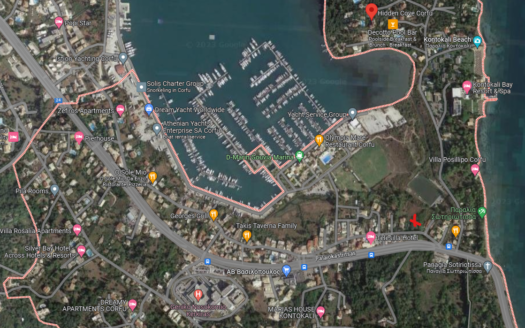 Plot for sale in Corfu, Kontokali