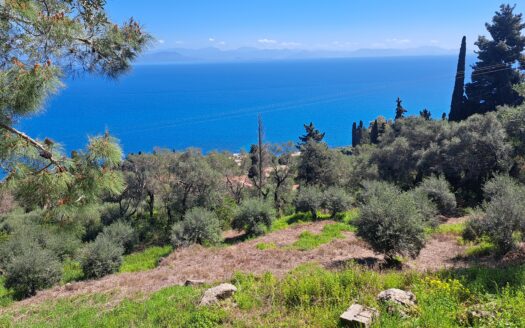 Beautiful sea view plot for sale in  Achilleion