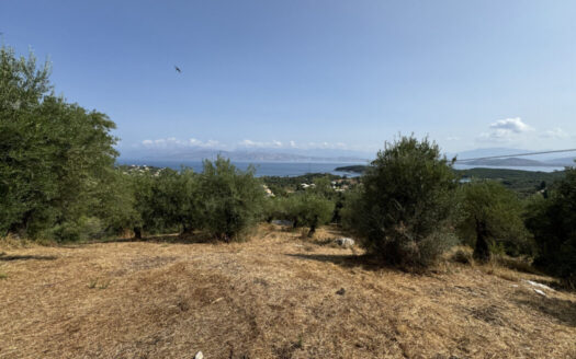 12500m2 plot overlooking Kassiopi