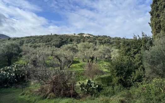 Licensed sea view plot in Kassiopi