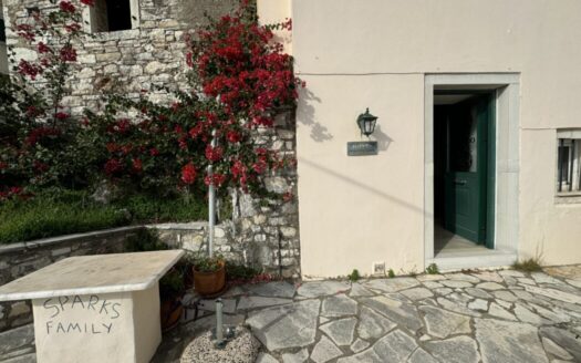 Village house for sale with beautiful views above Kalami