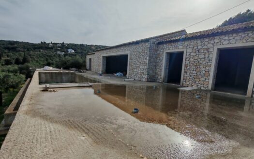 Stunning 4-Bedroom Stone Villa with Breathtaking Views in Kassiopi – Ready for Your Finishing Touch