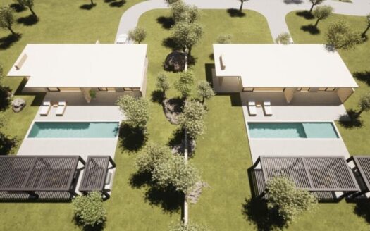 Beachside Plot with Pre-approved Permits for 2 Contemporary Villas & Pools