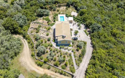 Spacious 4 Bedroom Villa with Sea and Countryside Views in Kato Korakiana