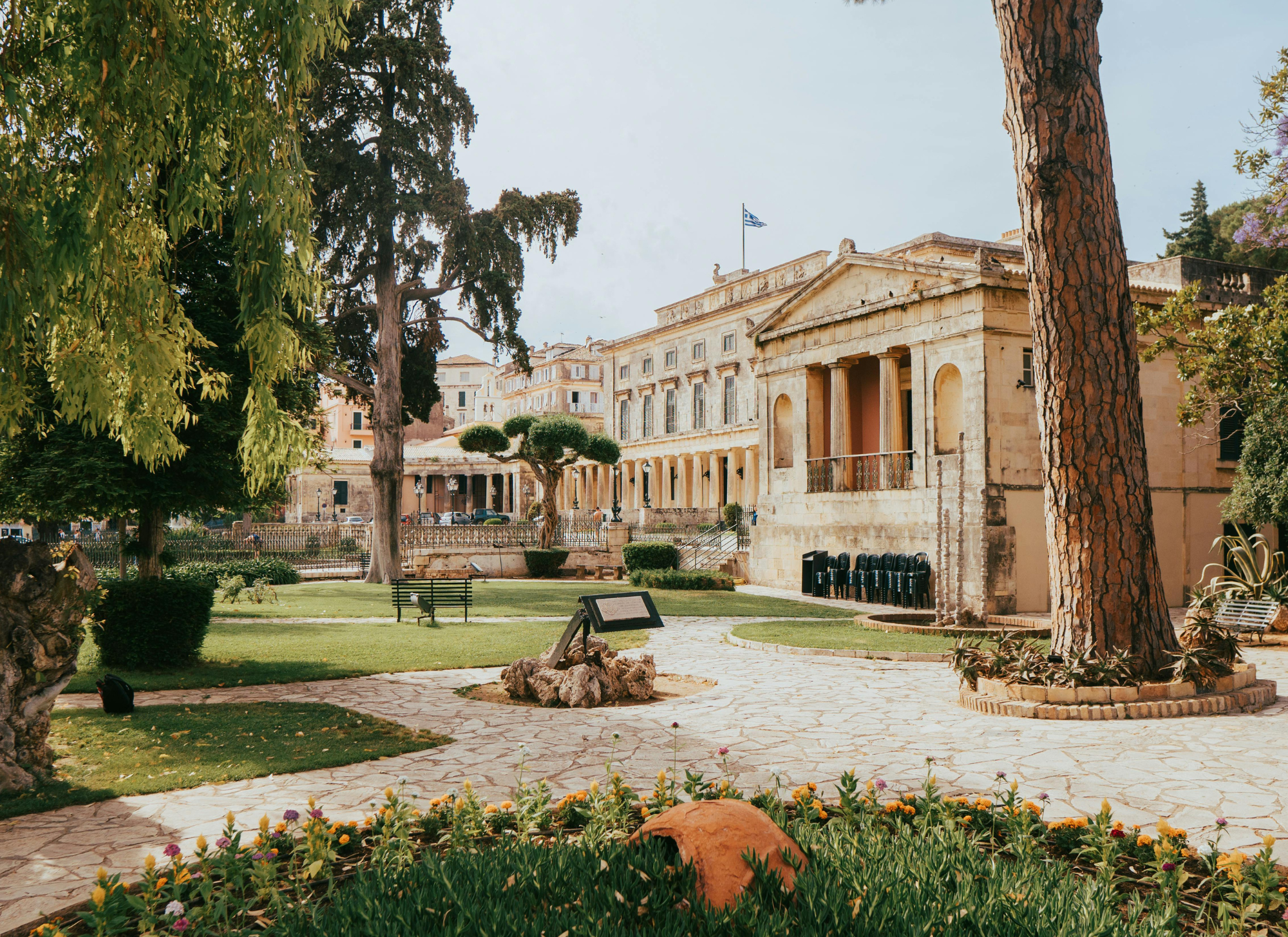 Corfu Town with its historic architecture and vibrant streets, offering a perfect blend of culture and modern living.