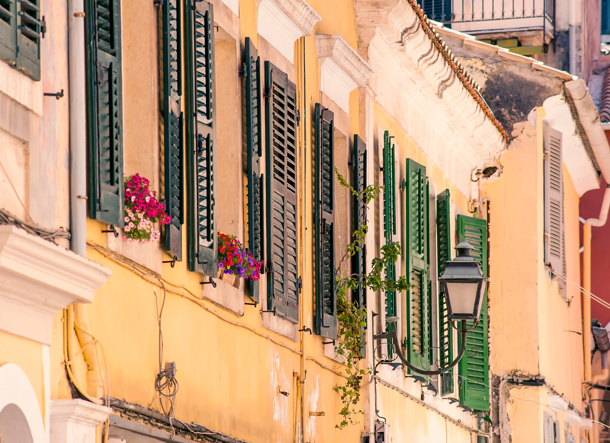 Beautiful view of affordable properties for sale in Corfu, perfect for first-time buyers and investors.

