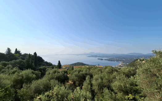 2-Bedroom Villa with a Pool and Sea & Corfu Town Views – Spartillas