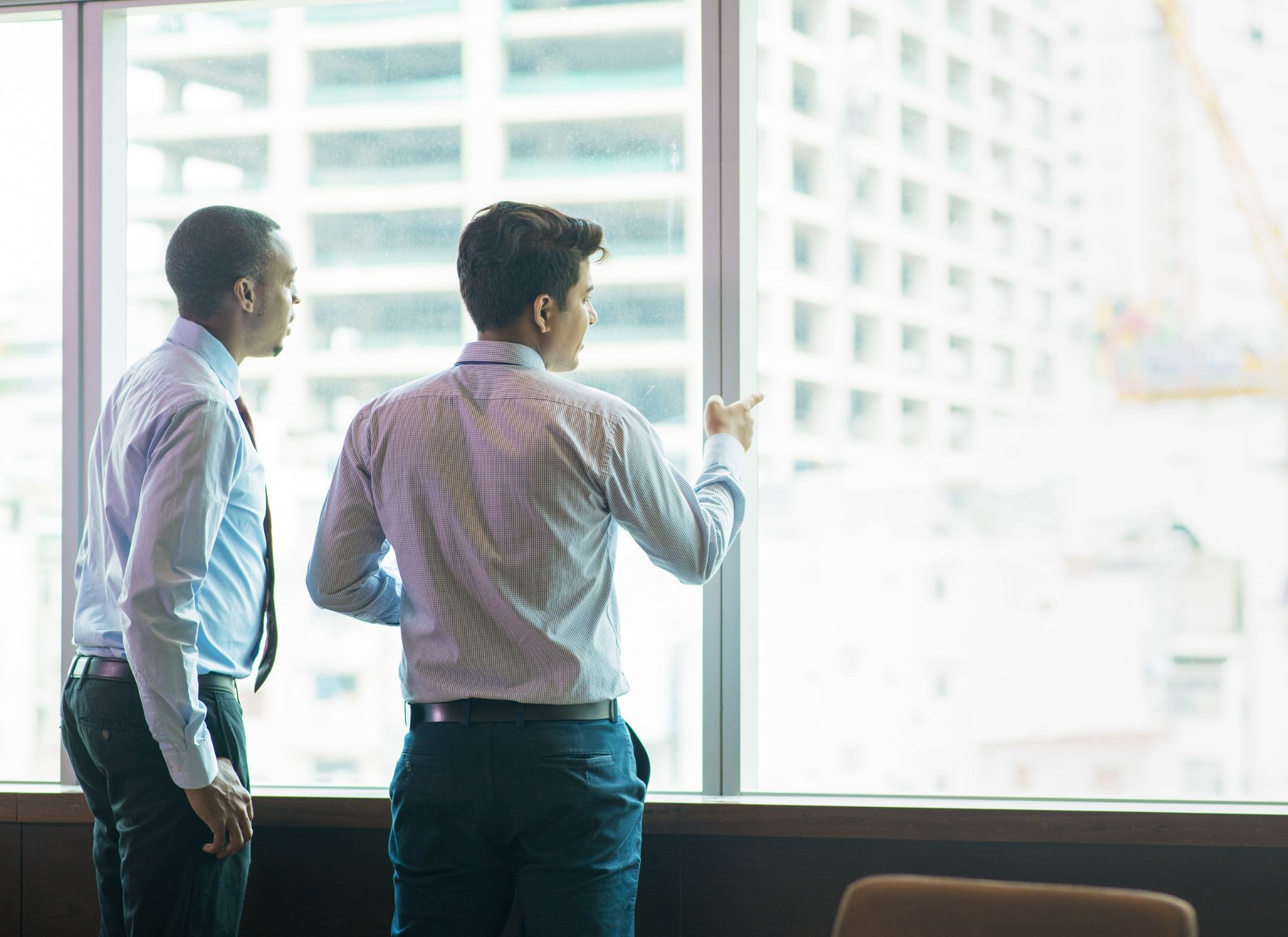 Project manager leading a real estate development project from planning to execution.