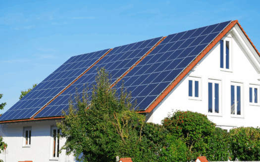 Eco-friendly villa in Corfu with solar panels and energy-efficient features