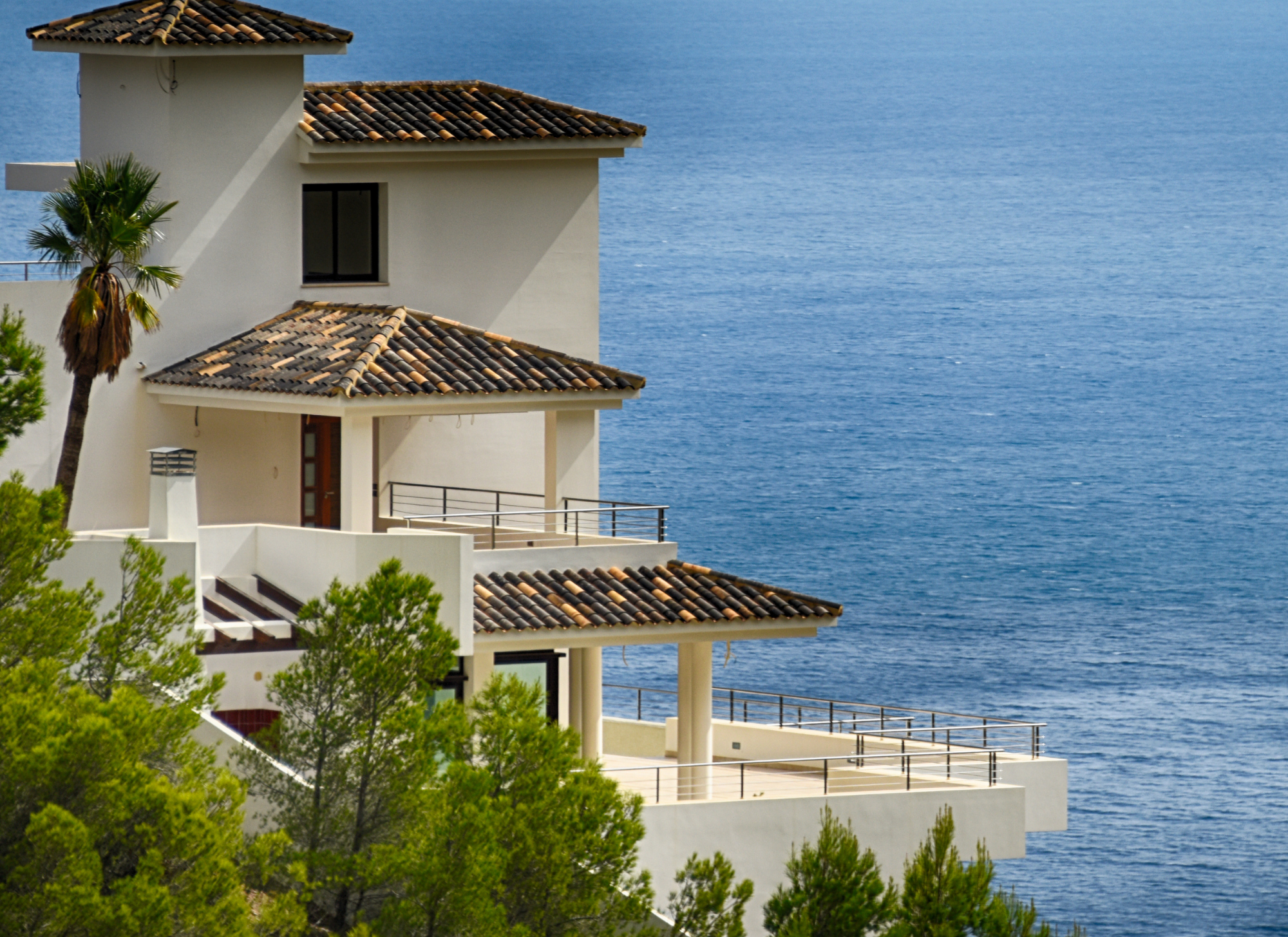 Luxury holiday villa in Corfu with panoramic sea views