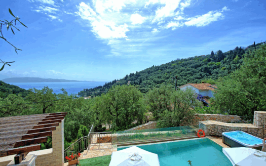 2-Bedroom Villa for Sale with Heated Pool and Sea Views in Agni, North East Corfu