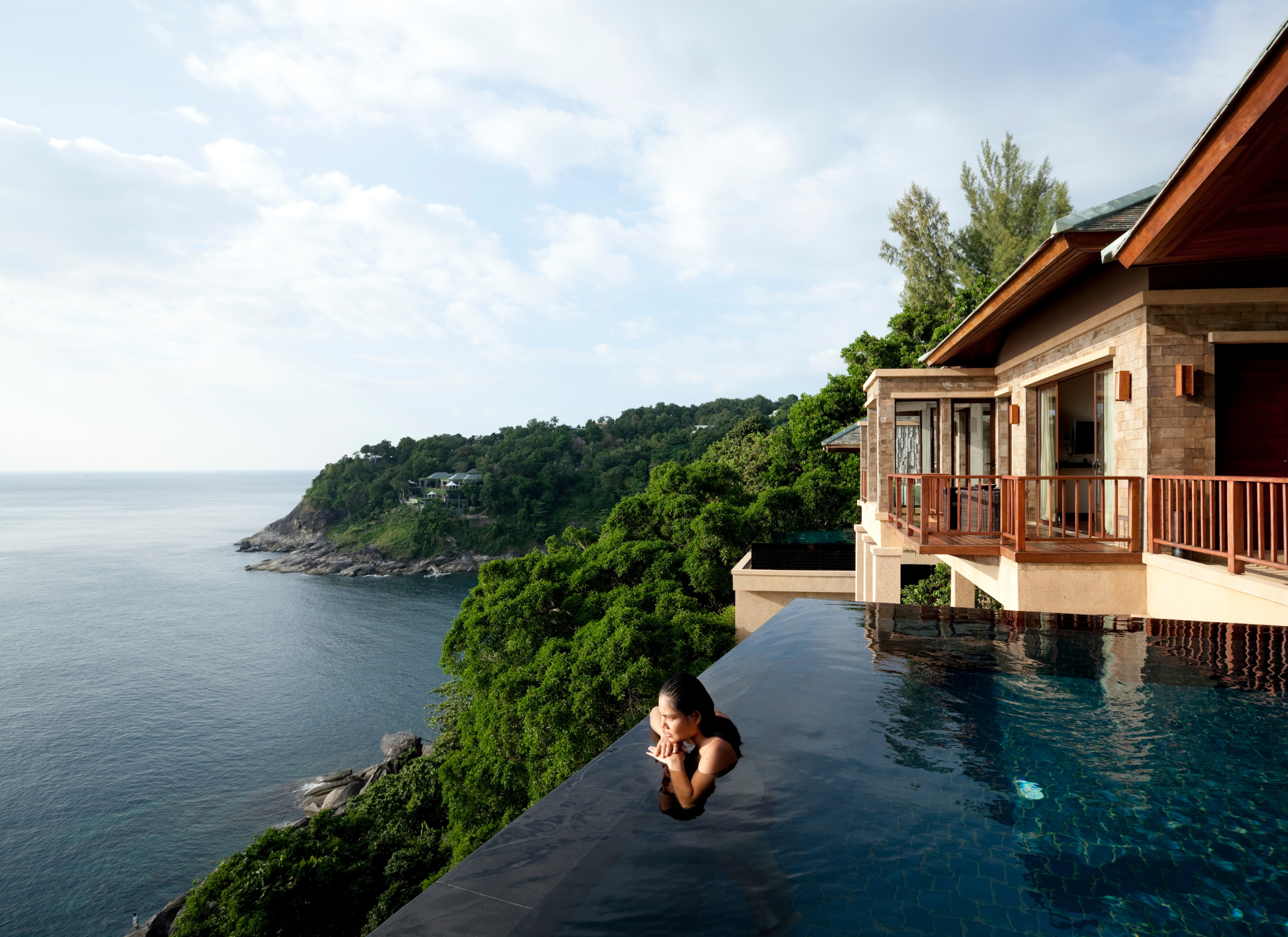 Traditional Corfiot villa with stone walls and a central courtyard.