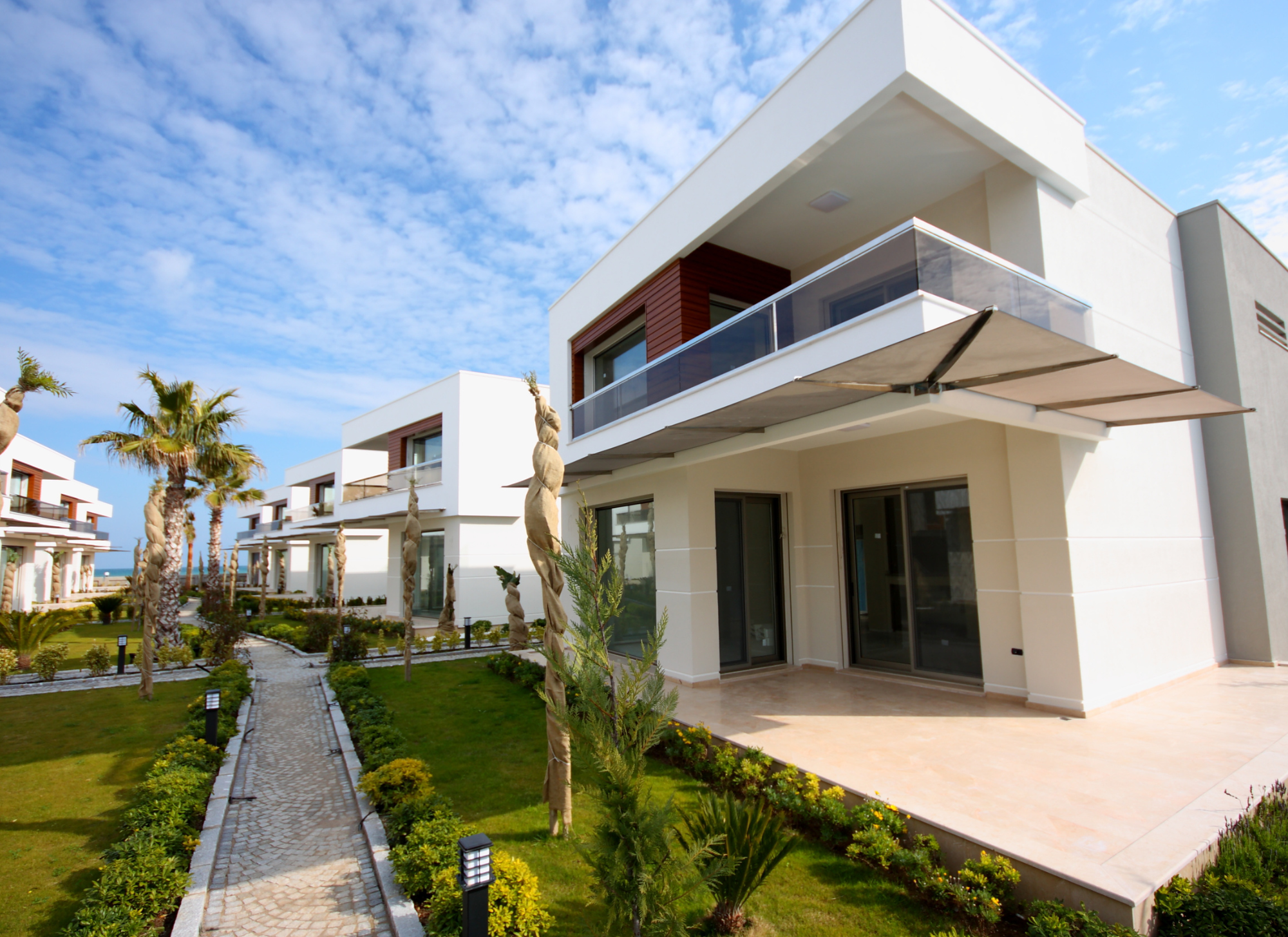 Luxury villa in Corfu with stunning sea views.