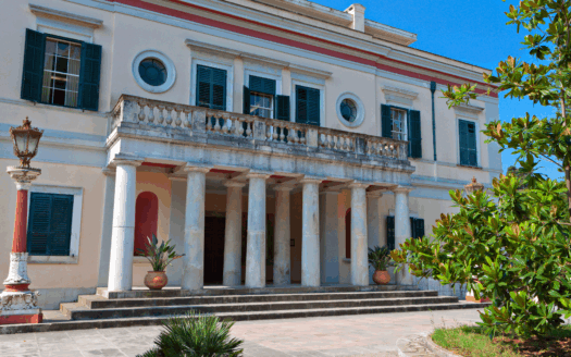 Historical Corfu Town mansion with Venetian-style architecture