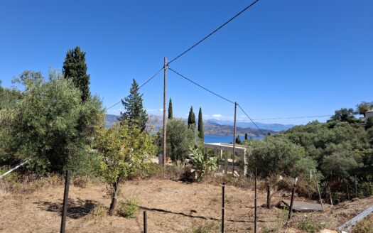Sea-View Buildable Plot in Sinies, North Corfu