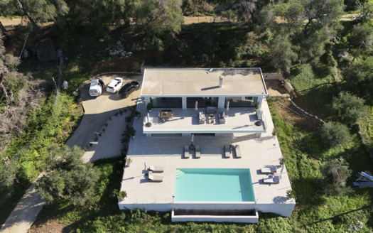 Modern Sea-View Villa Steps from the Beach in Paramonas