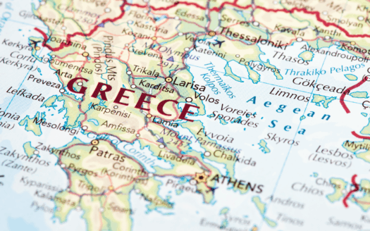 Detailed Corfu road map with major beaches and landmarks