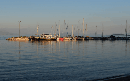 Dining by the sea at a restaurant in Ipsos Corfu