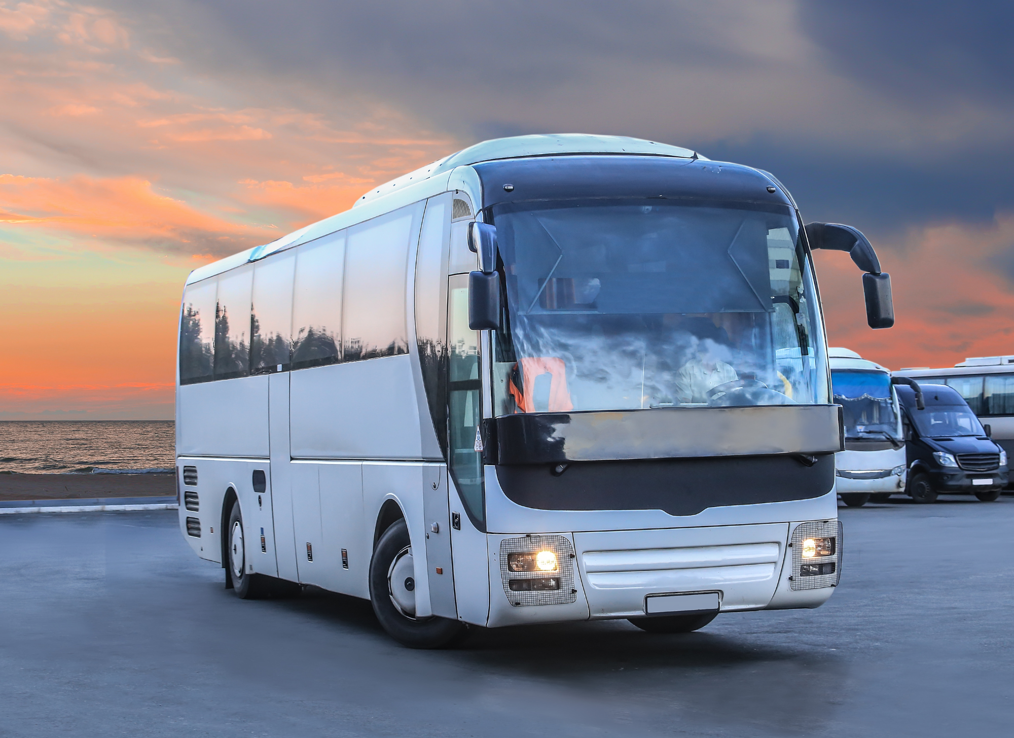 Corfu bus route map with major stops and destinations