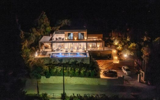 Exquisite Newly Built 4-Bedroom Stone Villa With Vast Sea Views, North-East Corfu