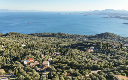 Elevated Buildable Plot with Sea Views near Spartilas, North Corfu
