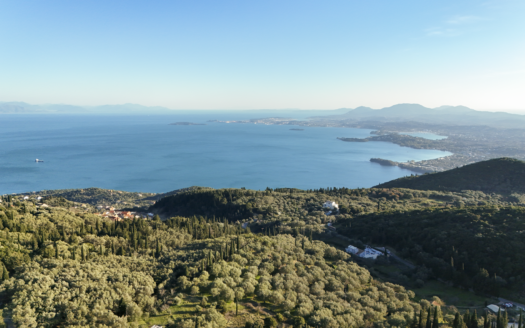 Large Buildable Plot of  7,500 m² with Sea Views near Spartilas, North Corfu