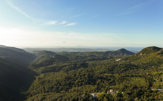 Large Buildable Plot of  7,500 m² with Sea Views near Spartilas, North Corfu