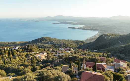 3 Buildable Plots with Panoramic Views in Spartilas, North Corfu