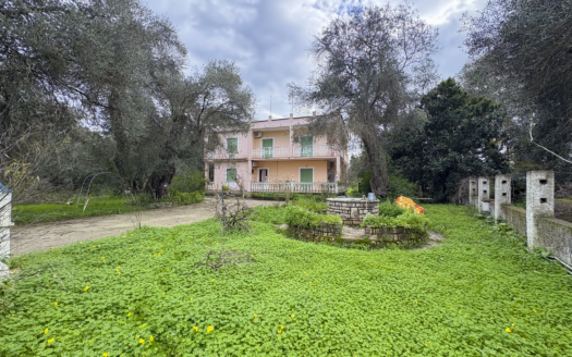 Renovated 3-Bedroom Home with Two Upper Apartments in Lefkimmi