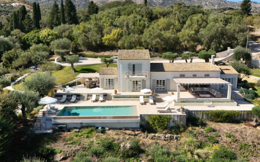 Stunning Four-Bedroom Stone Villa with Fantastic Views in Kassiopi – New Property Alert!