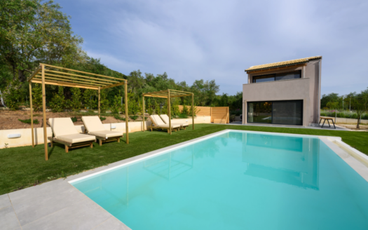 4-Bedroom Villa with Pool and Mountain Views in Moraitika