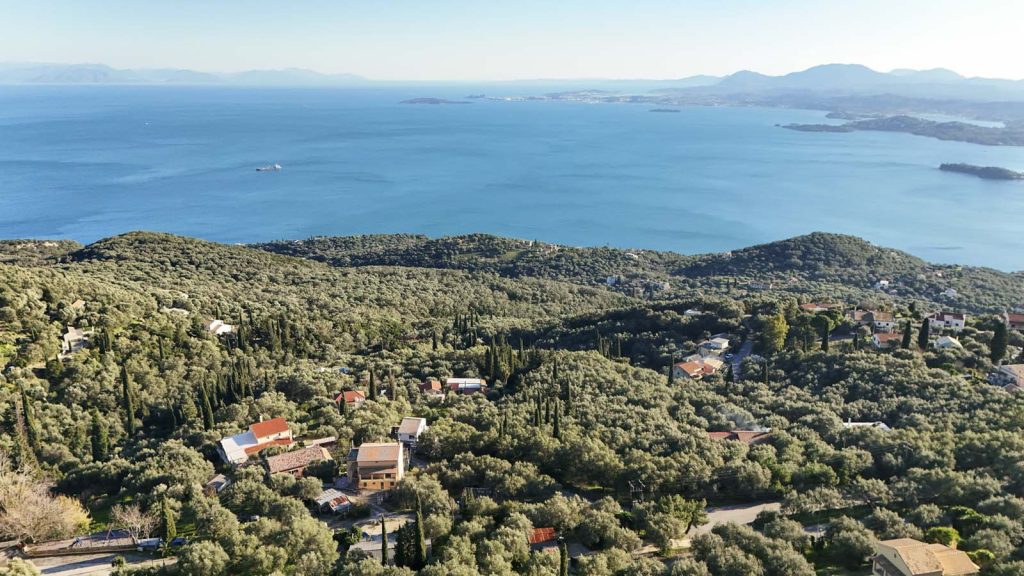 Elevated Buildable Plot for Sale near Spartilas, North Corfu 1,000m² with Sea and Mountain Views (22)