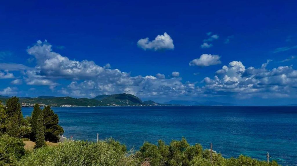 Sea View Buildable Land for Sale in Chlomos, Corfu 5,250m² (1)