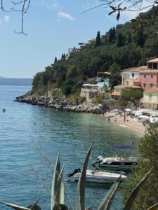 2,000m² Seafront Plot with Building Licence for Sale in Kaminaki, North East Corfu (1)
