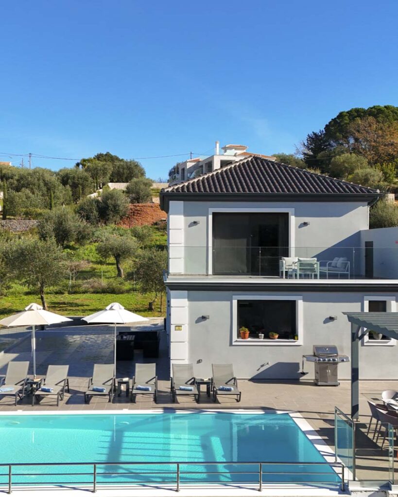 Brand New Three Bedroom Villa with Pool and Sea Views for Sale in Agios Stefanos, North East Corfu (11)