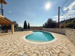 Four Bedroom Turnkey Villa with Pool and Sea Views for Sale in Kalami, North East Corfu (18)