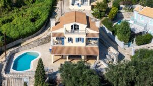 Four Bedroom Turnkey Villa with Pool and Sea Views for Sale in Kalami, North East Corfu (9)