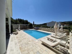 Four Bedroom Villa with Large Pool and Sea Views for Sale in Central Kassiopi, North East Corfu (45)