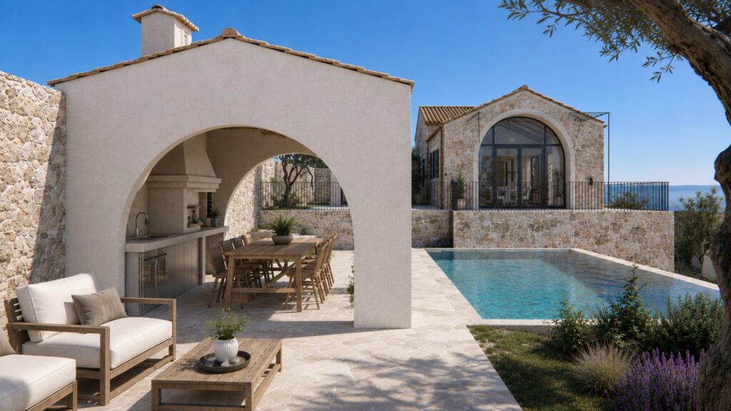 Meraki Estate – Two Exclusive Off Plan Villas for Sale in Nissaki, North East Corfu (12)