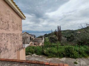 Renovation Project with Sea and Mountain Views for Sale in Loutses, North Corfu (1)