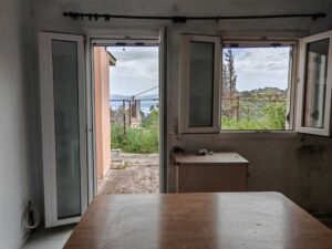 Renovation Project with Sea and Mountain Views for Sale in Loutses, North Corfu (23)