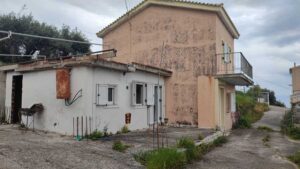 Renovation Project with Sea and Mountain Views for Sale in Loutses, North Corfu (32)