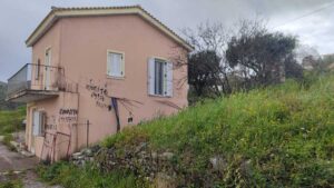 Renovation Project with Sea and Mountain Views for Sale in Loutses, North Corfu (35)