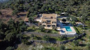 Three Apartment Property with Pool and Landscaped Gardens for Sale in Kato Korakiana, Corfu (1)