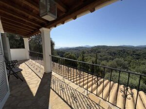 Three Bedroom Mountain Villa with Pool and Sea Views for Sale in Ano Korakiana, Corfu (18)