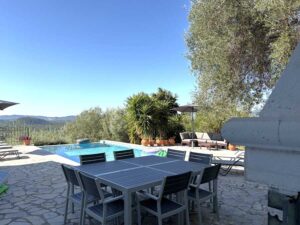 Three Bedroom Mountain Villa with Pool and Sea Views for Sale in Ano Korakiana, Corfu (23)