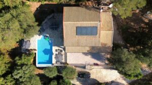 Three Bedroom Mountain Villa with Pool and Sea Views for Sale in Ano Korakiana, Corfu (29)