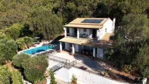 Three Bedroom Mountain Villa with Pool and Sea Views for Sale in Ano Korakiana, Corfu (30)