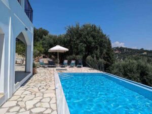 Three Bedroom Villa with Olive Grove and Mountain Views for Sale near Acharavi, North Corfu (47)